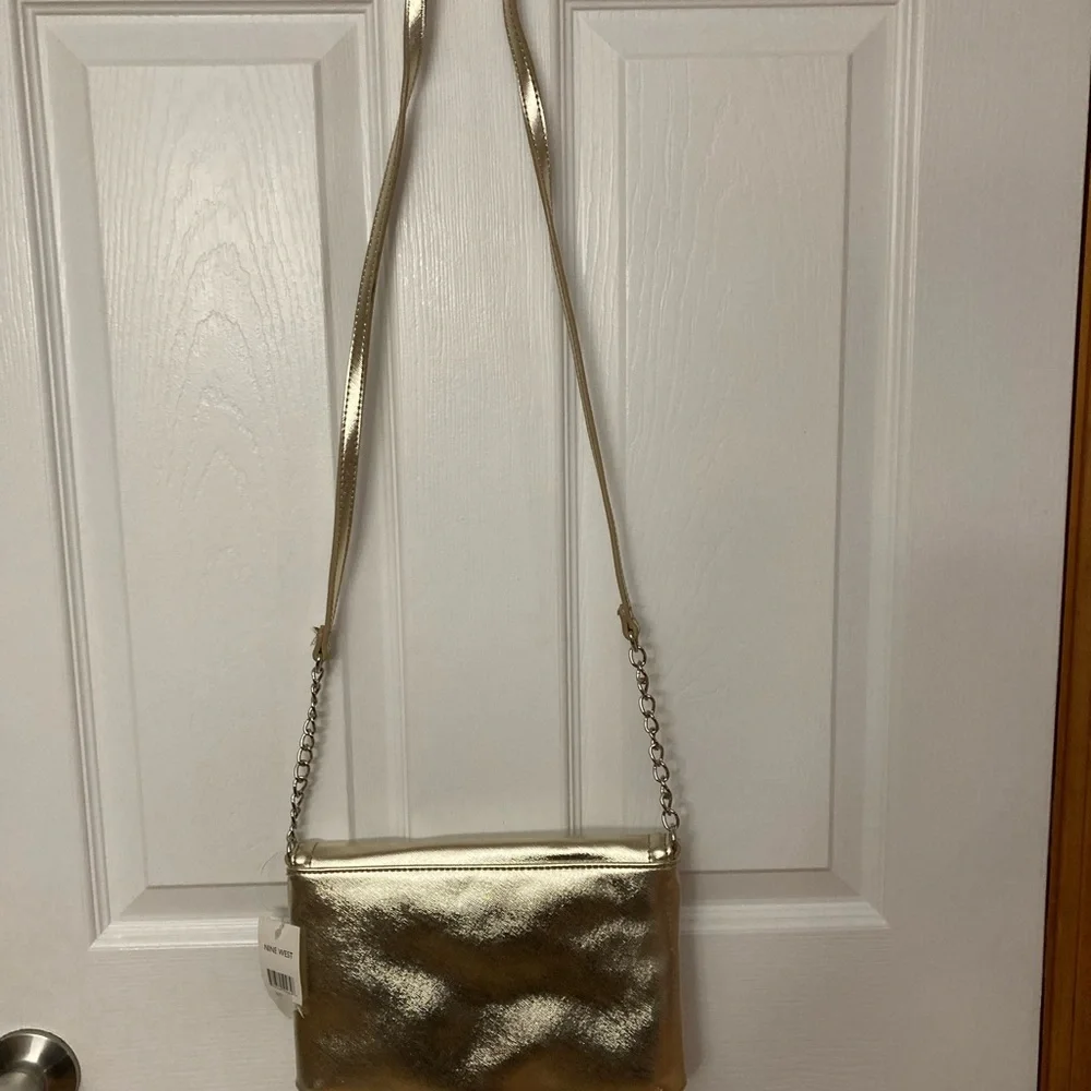 Nine West Gold Crossbody Bag - Picture 4 of 5